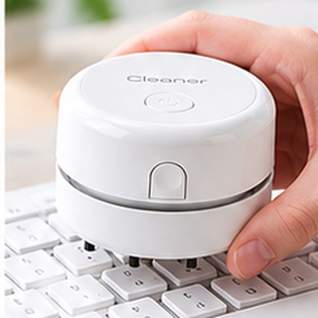 White Desk Vacuum Cleaner