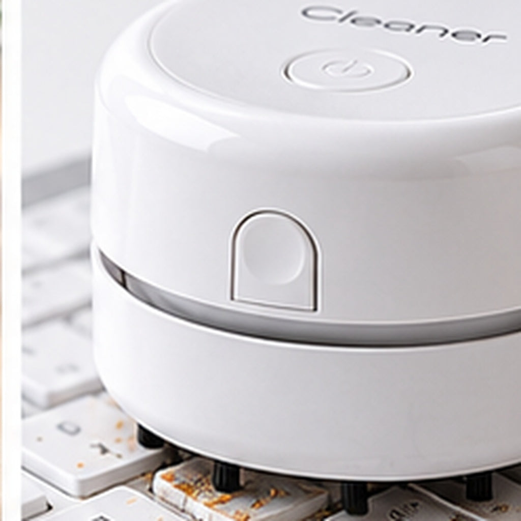 White Desk Vacuum Cleaner